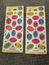 Stickeroni Hallmark Vintage Easter Eggs Multi Color 2 Packs 16 Sheets