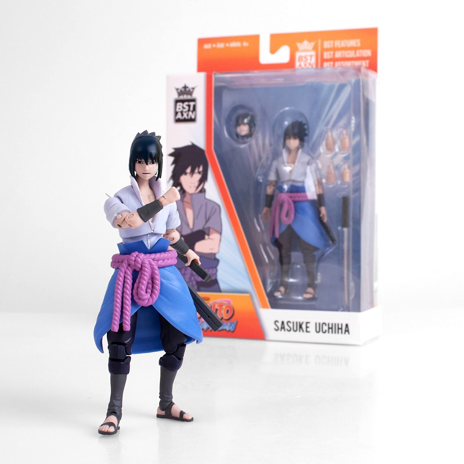 Loyal Subjects - BST AXN Naruto Sasuke Uchiha 5 Action Figure (Net)