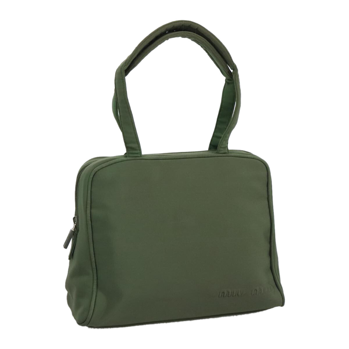 Miu Miu Hand Bag Nylon Khaki Auth hk1728 | eBay 