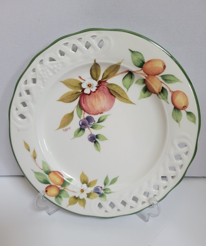 Brunelli Tiffany Dinner Plates Set of 4 Made in Italy NEW Condition - Picture 3 of 10
