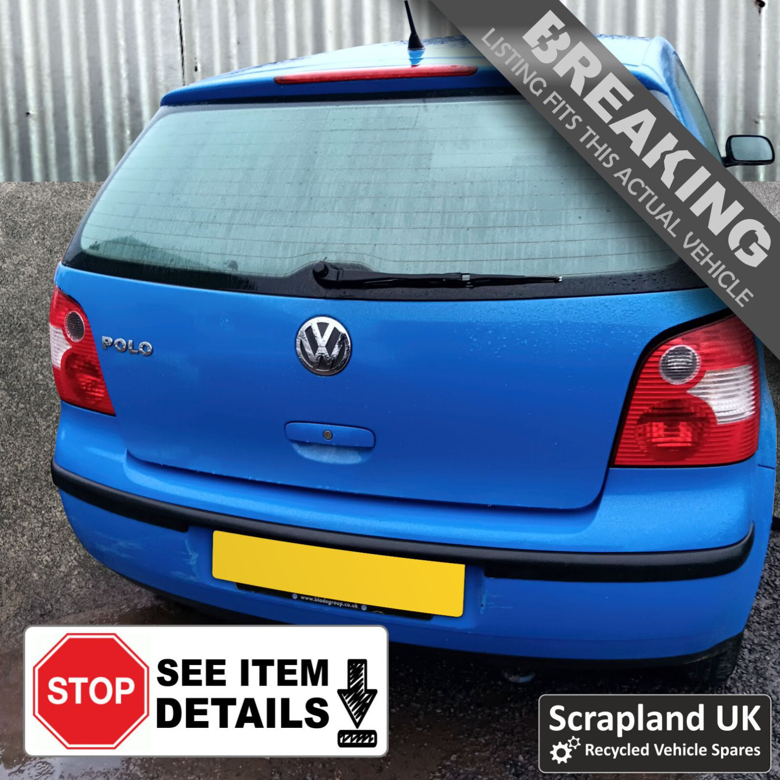 VW POLO Mk4 PreFacelift 9N 20022005 Near Side Front Wing Wheel Arch