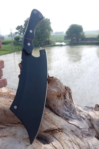 12 pulgadas cuchillo cuchillero de carne y verduras helicóptero cuchillo de carnicero acero inoxidable - Imagen 5 de 8