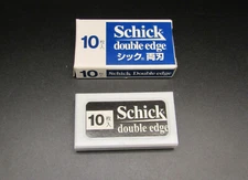 SCHICK VTG D/E 10 BLADE DISPENSER JAPAN MARKET Made In Germany UNUSED COND. #25