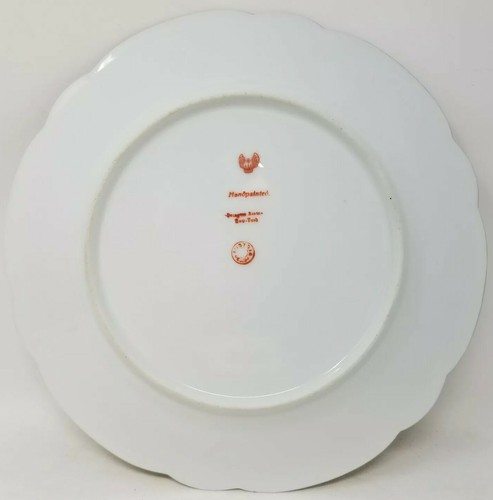 Antique Boseck & Co Porcelain Dinner Plate Gold Encrusted Art Deco Austria - Picture 5 of 6