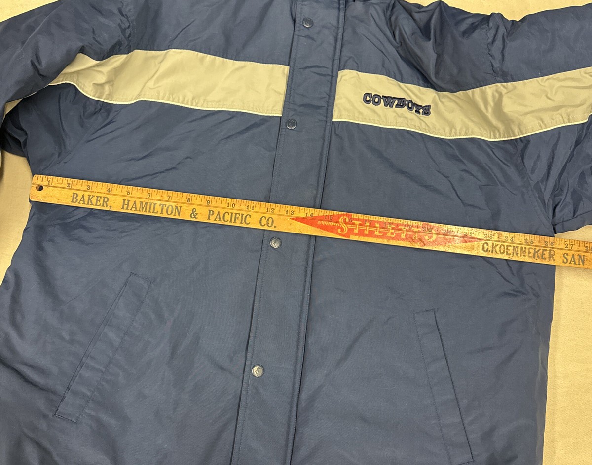 Dallas Cowboys Vintage NFL Spotlight Men's Full Zip Blue Winter