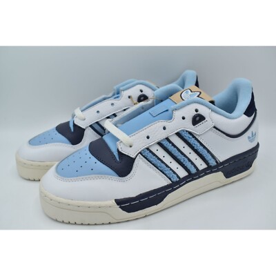 Adidas Originals Mens Size 11.5 Rivalry Low 86 White Blue Navy Sneakers Shoes