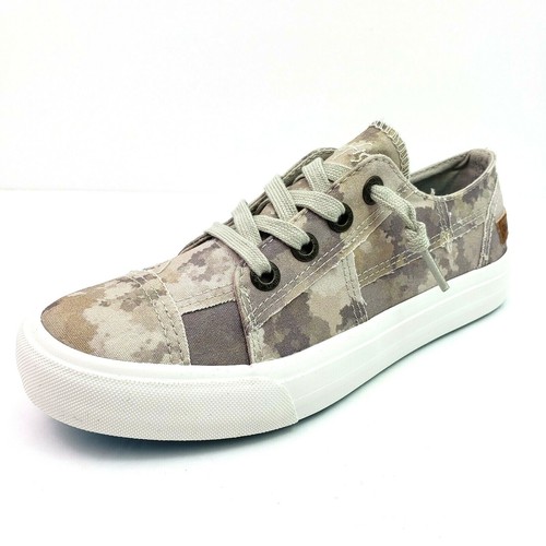 Blowfish Malibu Maxine Womens Size 7.5 Natural Foggy Camo Lace Up Sneaker  Shoes | eBay