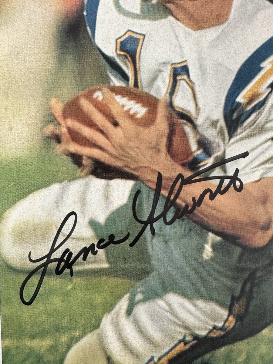 Dec. 13, 1965 Lance Alworth SIGNED Sports Illustrated Complete