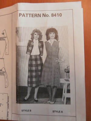 My Weekly 8410 Schnittmuster Damen Rock Taille Jacke Schnitt Gr.12