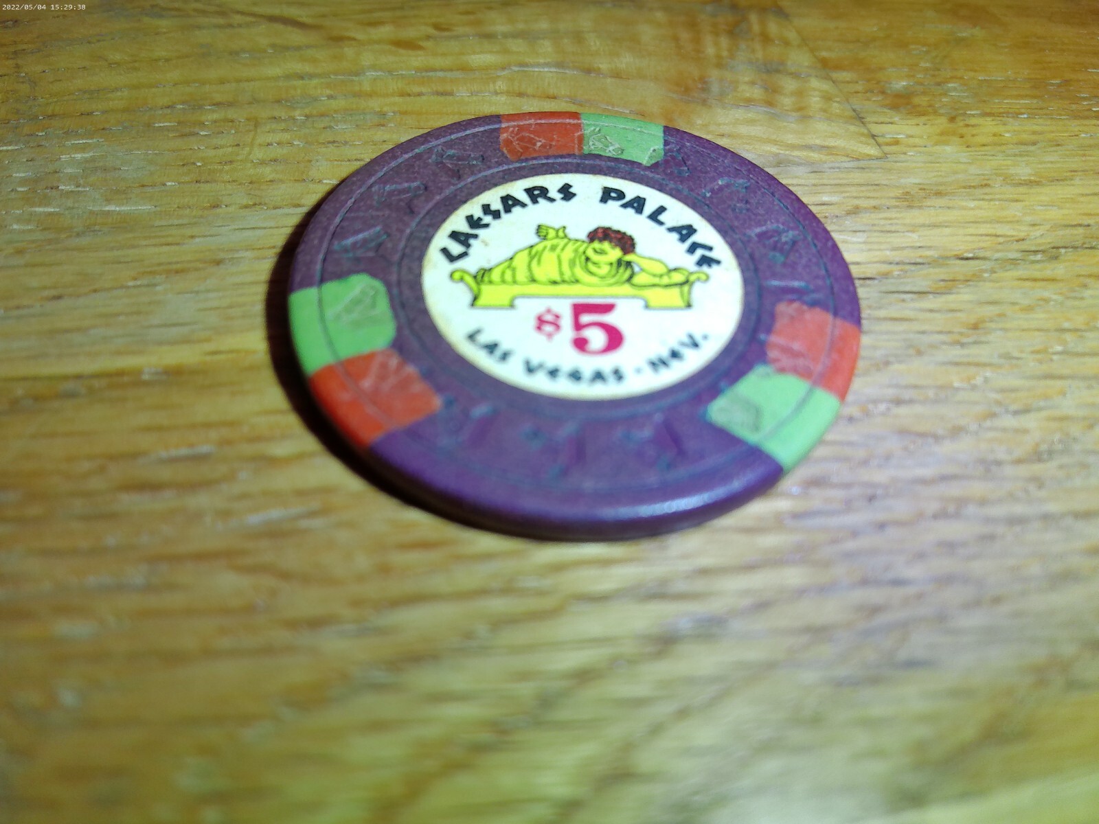 3RD ISSUE R7 CAESARS PALACE 5 POKER CHIP eBay