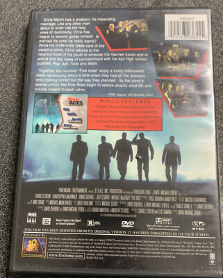 Five Aces (DVD, 2002) Charlie Sheen - Christopher McDonald