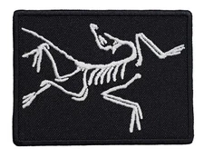 Archaeopteryx Embroidered Iron On Patch Ancient Wing Urvogel Dinosaur Arc'teryx