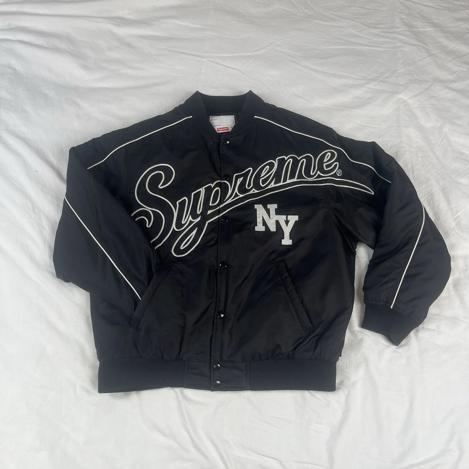 Giacca Supreme Contrast Script Varsity