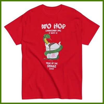 2025 Wo Hop Restaurant Year of the Snake T-Shirt All Size