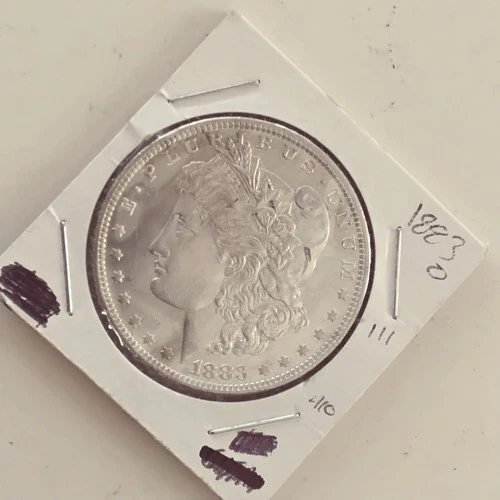 1883-O Morgan Silver Dollar Uncirculated New Orleans Mint 0.9 Fine US Coin