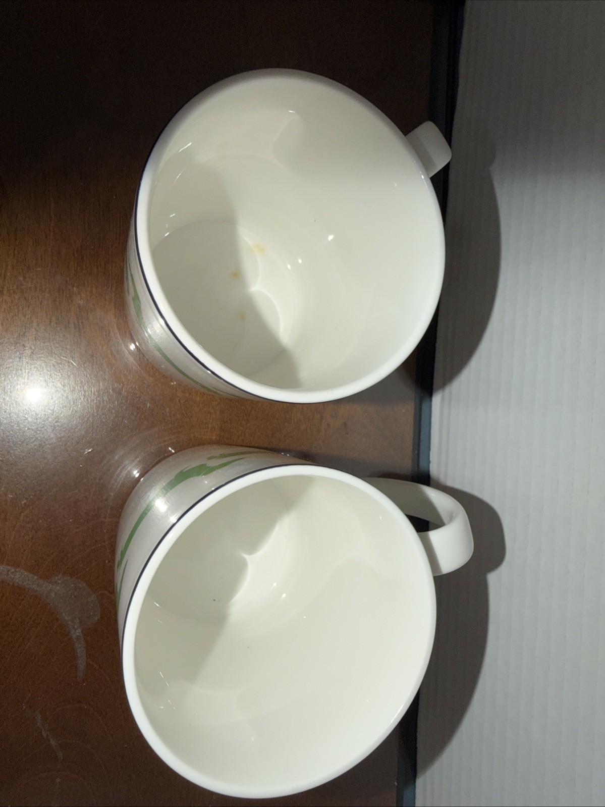 Set of 2 - Kate Spade LENOX New York WICKFORD Blue & Green Dachshund Coffee Mug thumbnail 6