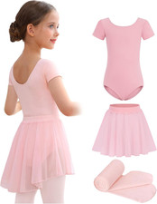 Ballet Leotards Skirt and Tights Combo for Girls Toddler Dance Classical Gymnast