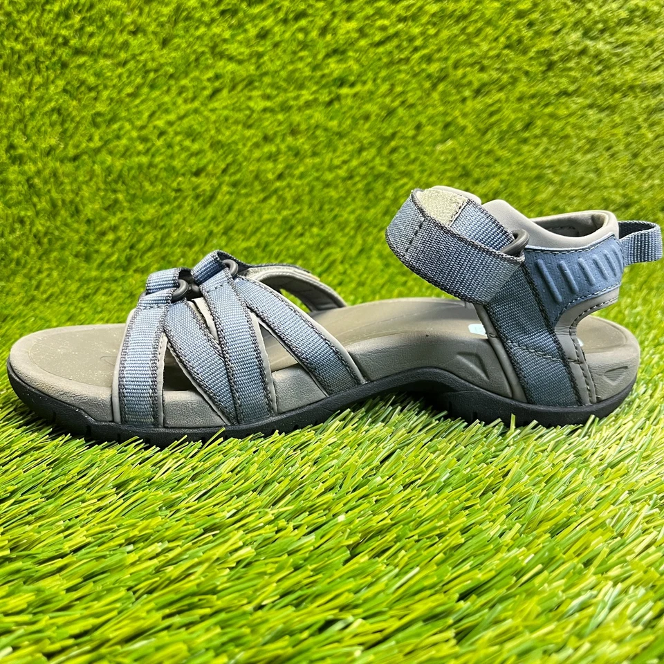 Sandalias con tiras Teva Tirra para mujer talla 5 azul gris playa caminar al aire libre senderismo Foto 2 de 4