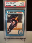 1979-80 O-PEE-CHEE # 18 ROOKIE CARD RC WAYNE GRETZKY PSA 8(OC)