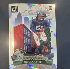Panini Donruss Downtown Abdul Carter #20 Rookie Oversized Insert Giants NFL