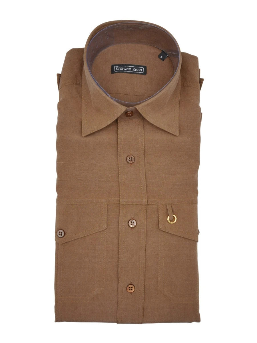 Cravate De Luxe Stefano Ricci - 100% Soie, Plissée, Jaune, Made In Italy, Neuve Avec étiquettes