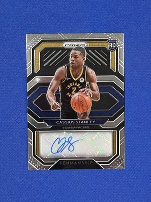 2020-21 Panini Prizm Cassius Stanley #RP-CSL Penmanship Rookie Auto Autograph RR