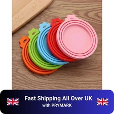 SOL Plastic Can Lids Silicone Tin Covers Reusable Airtight Food Storage UK