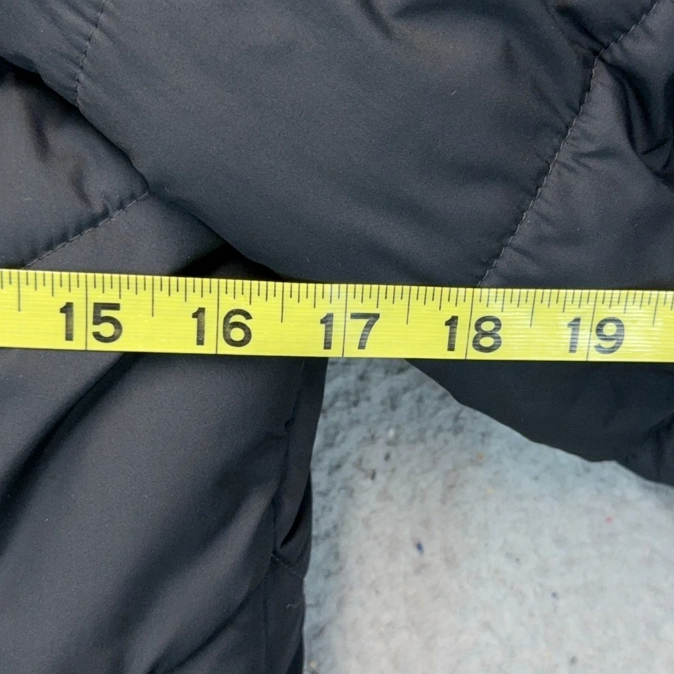 Columbia Puffer Jacket Girls XL 18/20 Black Hooded Faux Fur Trim Winter Coat - Image 3 of 4