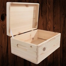 Wooden Memory Xmas Storage Box Keepsake Trinket Gift Ideal for Personalisation