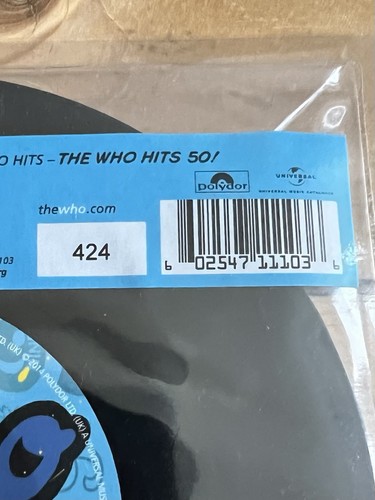 The Who - Be Lucky | 7” Vinyl RSD 2014 | Ltd Edition No. 424 - Bild 2 von 4