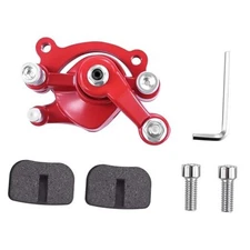 Front Disc Brake Caliper and Pad for MBX10 MBX11 80cc MM-B80 105cc MM-B105 red