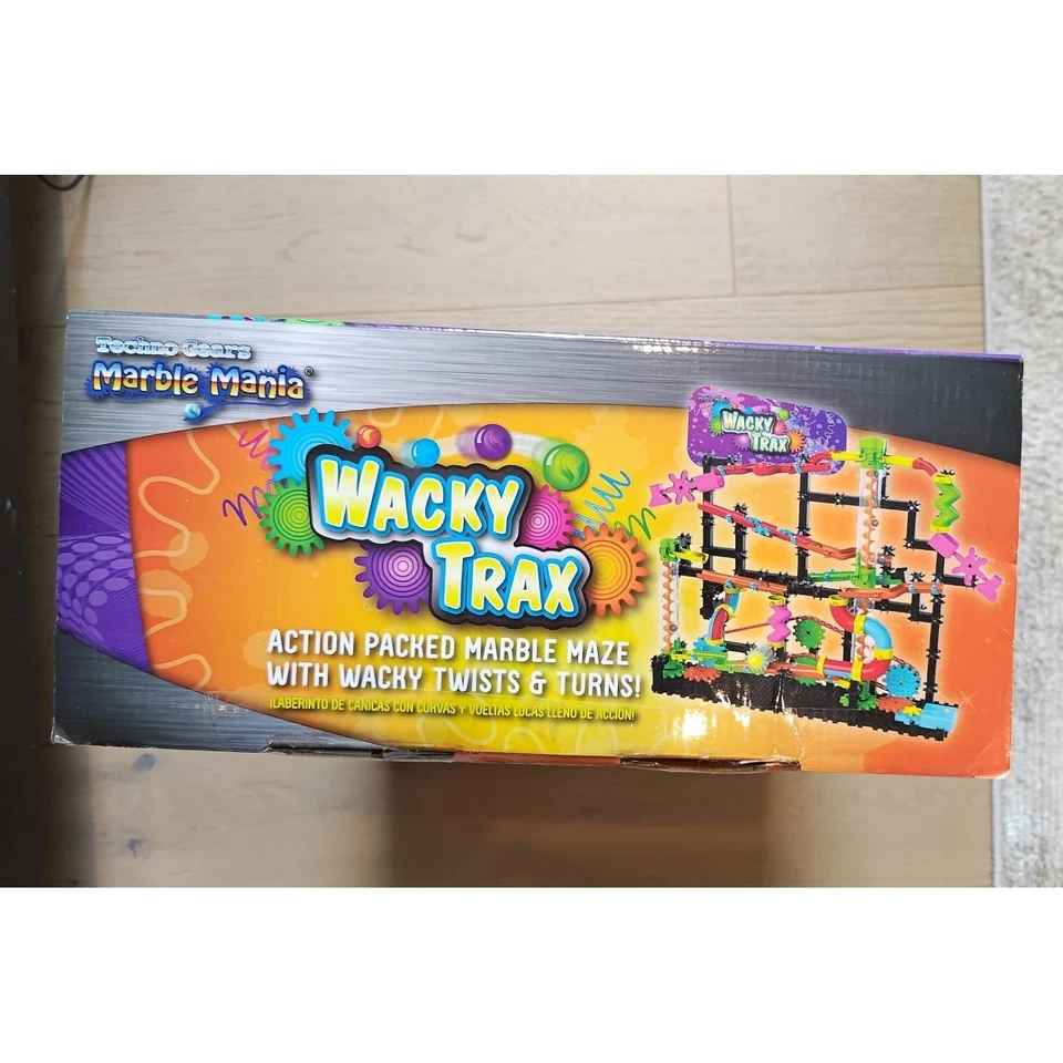 Techno Gears Marble Mania Wacky Trax Marble Maze 300+ Pieces STEM 2 Ft Tall NEW - Image 3 of 4
