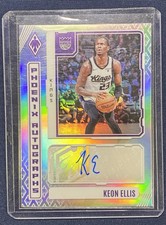 2023-24 Panini Phoenix Autographs Keon Ellis Auto Silver  #PA-KES 