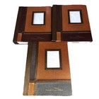 Photo Albums  6”x4” X 3 holds 118 photos in each Book Gold and Brown