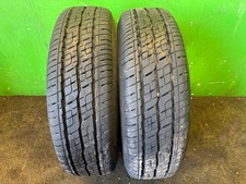 2X 195/65 16C AVON AV12 104/102T Commercial Van Part Worn Tyres 9mm Tread