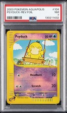 2003 POKEMON AQUAPOLIS #104 PSYDUCK-REVERSE FOIL PSA 7 on eBay