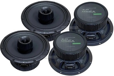 4 Deaf Bonce Apocalypse AP-X65A 6.5'' 400W 4-Ohm Car Coaxial Speakers 2-Pair