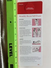 2008 Shower Head Self Breast Cancer Exam Card Lilly Information Card Vintage