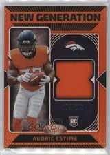 2024 Certified New Generation Jerseys Orange Mirror 103/249 Audric Estime 16wc