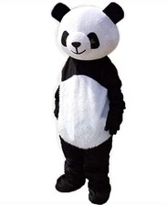 Panda Bear Mascot Costume Cosplay Adult Outfit Dress Parade Festival Animal Suit