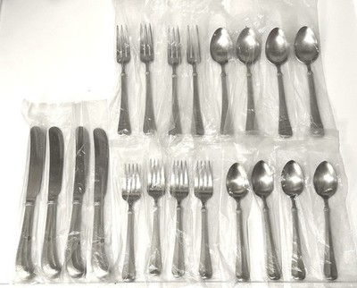 International Silver Fairfield Pewter (INSFAIR) 5-Piece Service For 4 - 20 pcs