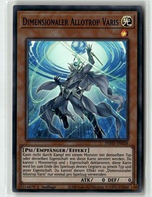 Yu-Gi-Oh! Dimensionaler Allotrop Varis Super Rare PHHY-DE028 1. Auflage