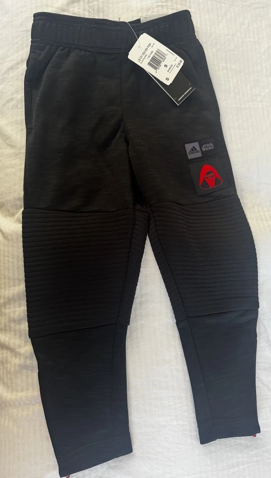 Pantalones Adidas Disney Star Wars BK1391 niños negro/correjo/edad 4-5 pequeños Foto 3 de 4