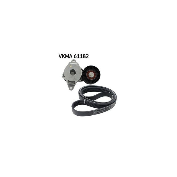 Keilrippenriemensatz SKF Vkma 61182 FüR Audi Daihatsu Mazda Renault Seat Skoda-image
