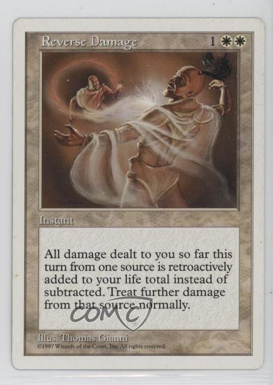 Reverse Damage Magic: 5th Edition 1997