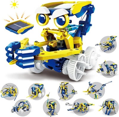 11 in 1 Solar Robot Kit,STEM Robot Toy Educational Gift for Kids Scientific gift