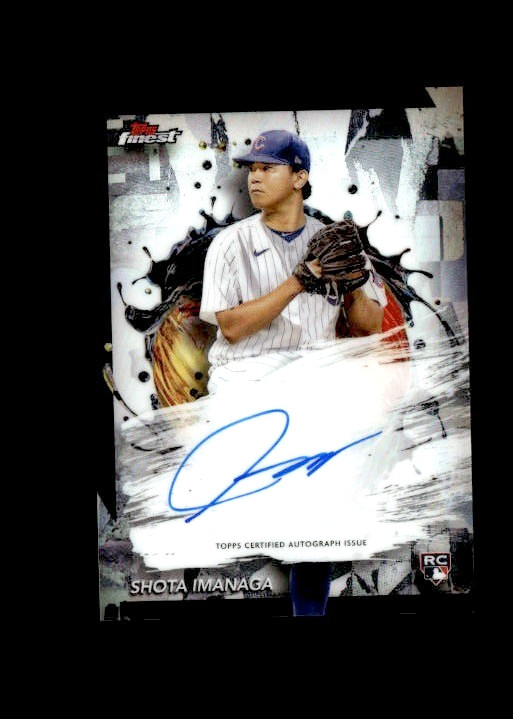 2024 Topps Finest Shota Imanaga Auto Refractor #FA-SI RC Chicago Cubs Mint