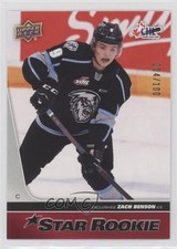 2021 Upper Deck CHL 2020-21 Star Rookies Exclusives 4/100 Zach Benson #406 0il7