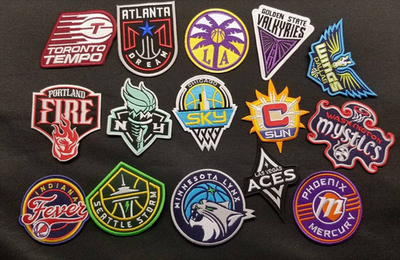 #ad WNBA Patch Set 15pc 2026 Updated All Teams Embroidered Basketball Lot $109.99