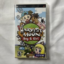 Harvest Moon Boy & Girl- PSP- CIB